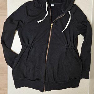 Old Navy Maternity Full Zip Hoodie Black
